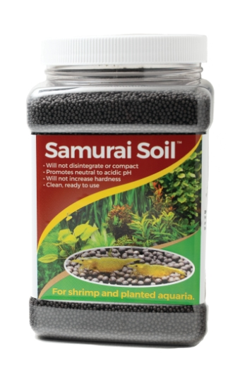 CaribSea Samurai Soil Substrate for shrimp and planted aquaria