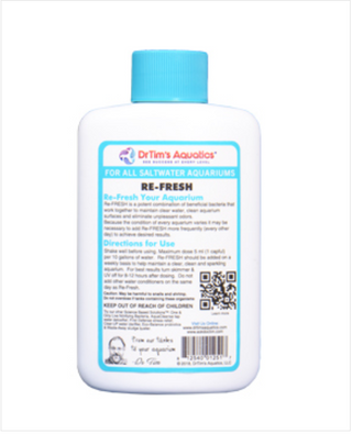 Dr. Tim’s Re-Fresh Natural Sparkling Water for Saltwater Aquaria 4 oz