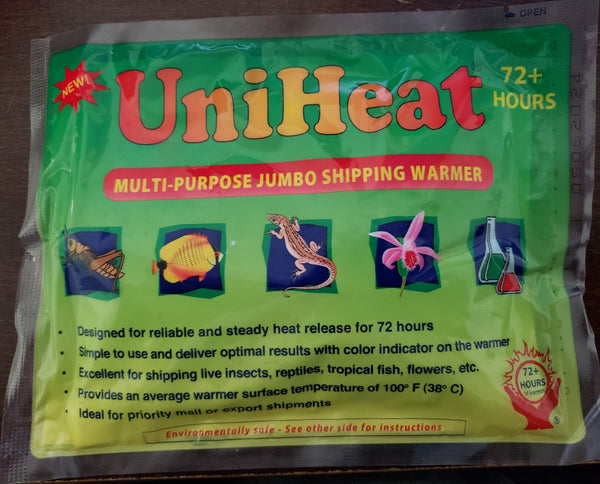 UniHeat Multi-purpose jumbo shipping warmer 72 + hours (add on for plants and livestock)